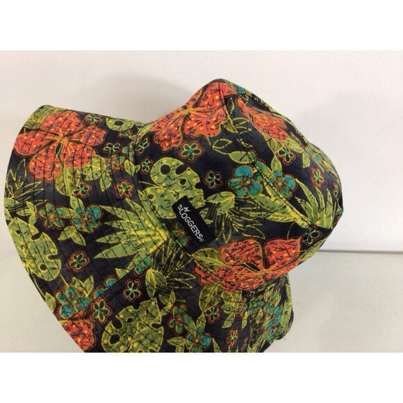 Sloggers Green and Black Sun Hat Wide Brim - Picture 6 of 8